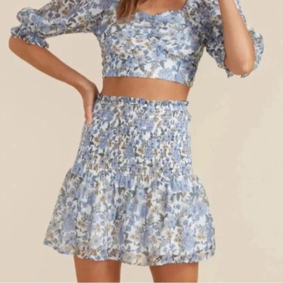 MinkPink Chiffon Mini Skirt - Picture 1 of 2